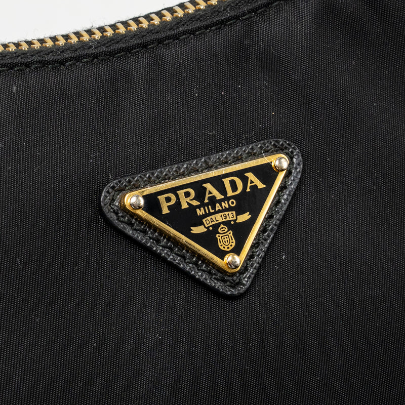 Prada Reedition 2005 Nylon Bag Black GHW