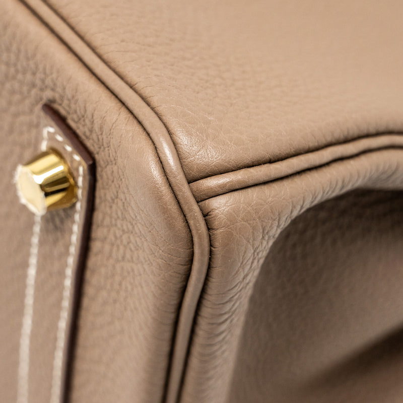 Hermes Birkin 30 Togo Etoupe GHW Stamp C