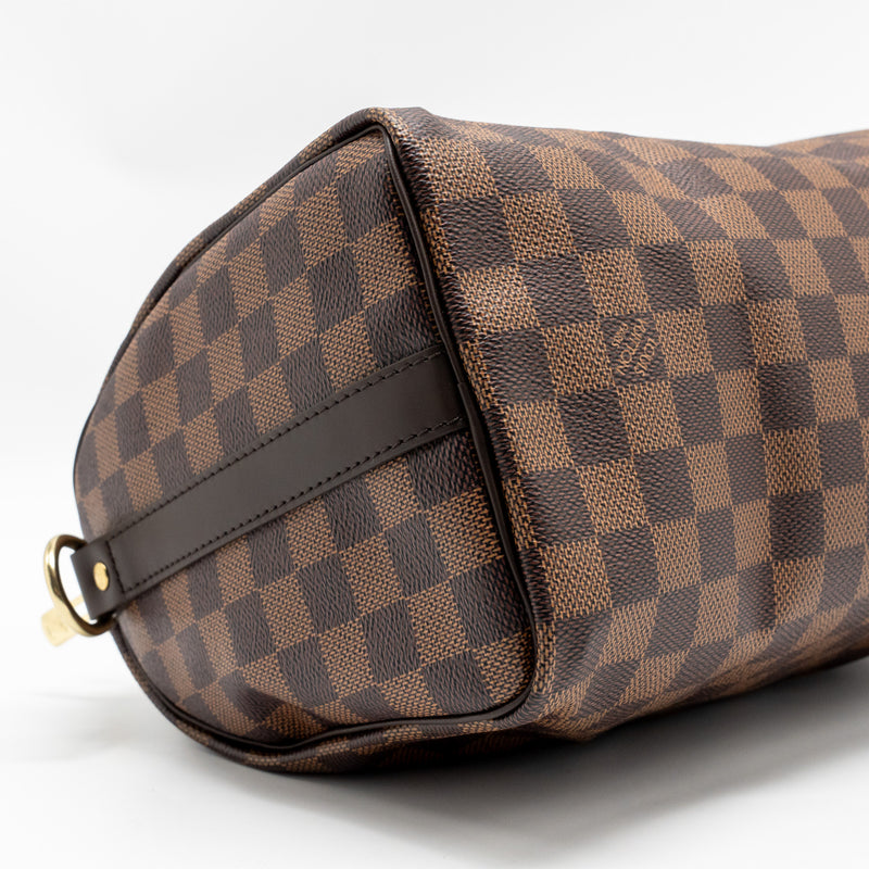 Louis Vuitton Speedy Bandouliere 25 Damier Ebene Canvas GHW