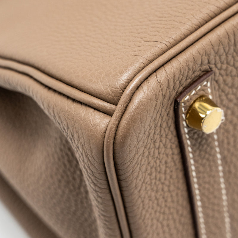 Hermes Birkin 30 Togo Etoupe GHW Stamp C