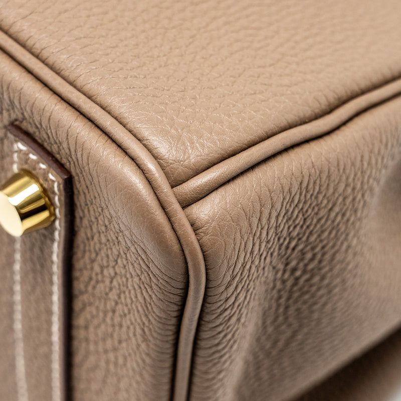 Hermes Birkin 30 Togo Etoupe GHW Stamp C
