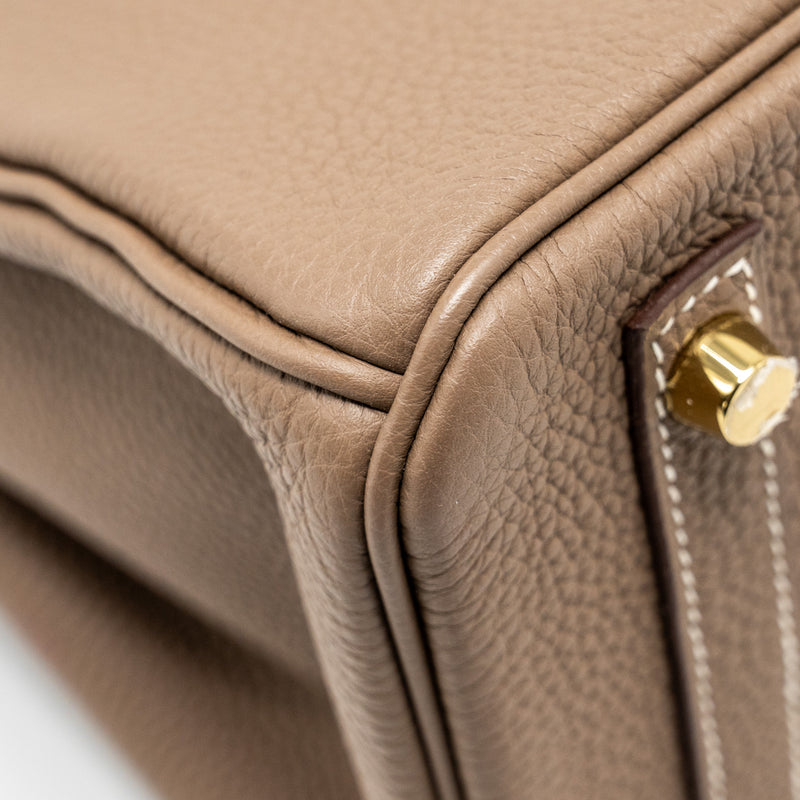 Hermes Birkin 30 Togo Etoupe GHW Stamp C
