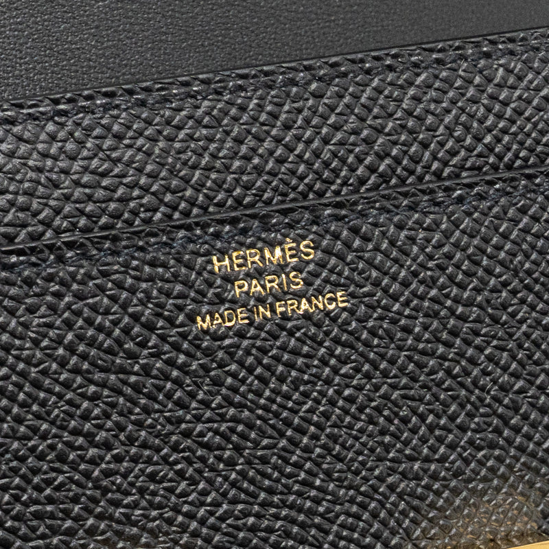 Hermes Constance to Go Epsom Black GHW Stamp K
