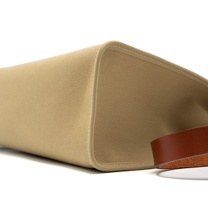 Hermes Herbag 31 Zip Bag Toile Officer Canvas Trench/Cuivre SHW Stamp A