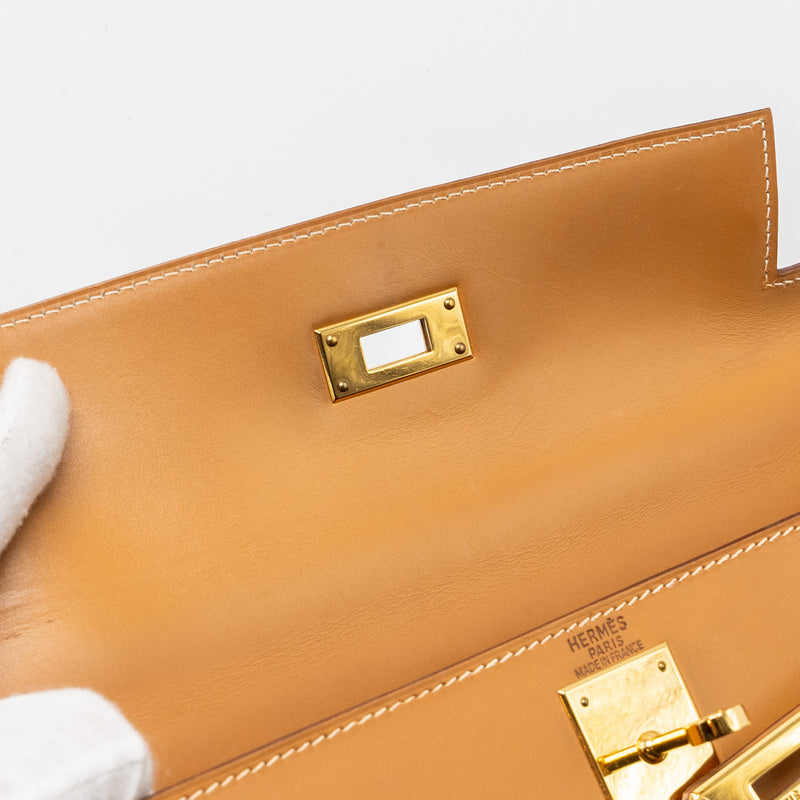 Hermes Kelly 28 Butler Nature Sable GHW Stamp Square D