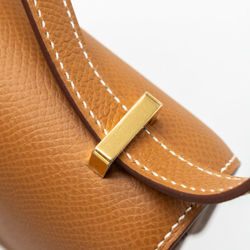 Hermes Mini Constance Epsom Gold GHW Stamp Y