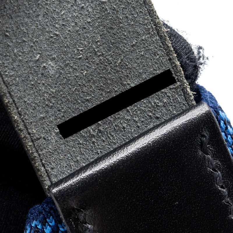 hermes etriviere MM shoulder bag fabric / hunter leather blue / black SHW stamp D