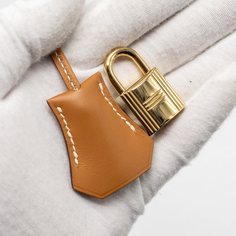 Hermes Kelly 28 Butler Nature Sable GHW Stamp Square D