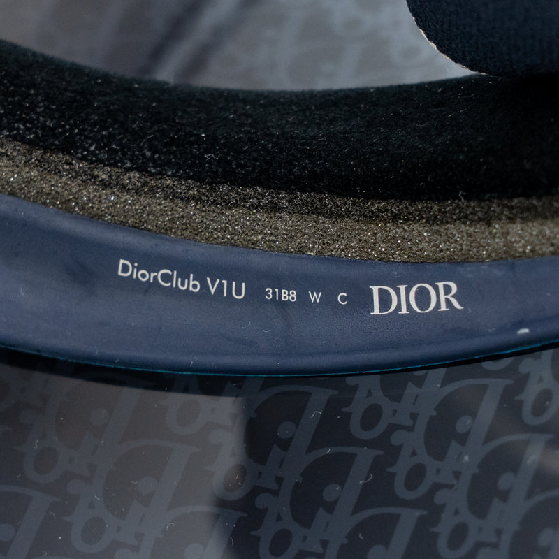 DIOR DiorClub V1U Visor Blue Dior Oblique