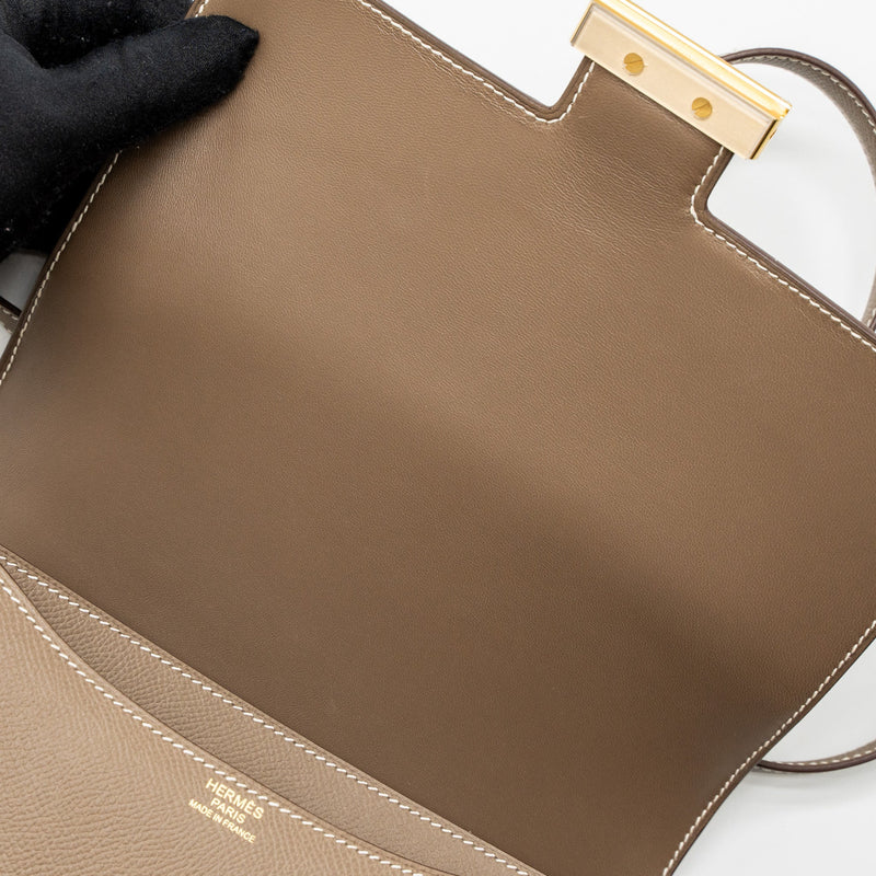 Hermes Constance 24 Epsom Etoupe GHW Stamp Y