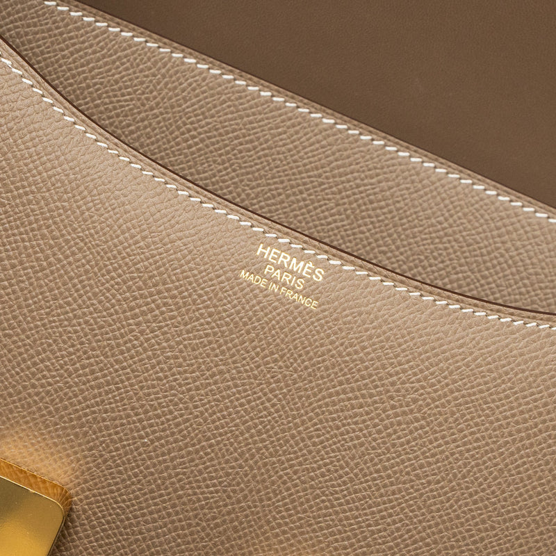 Hermes Constance 24 Epsom Etoupe GHW Stamp Y