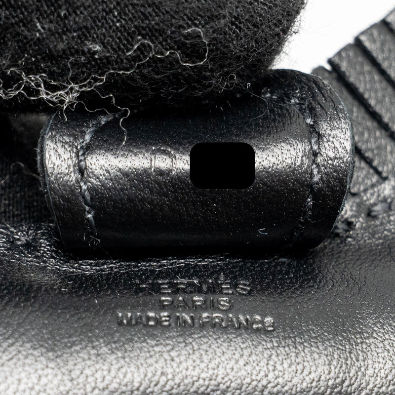 Hermes Rodeo PM Bag Charm So Black Stamp D