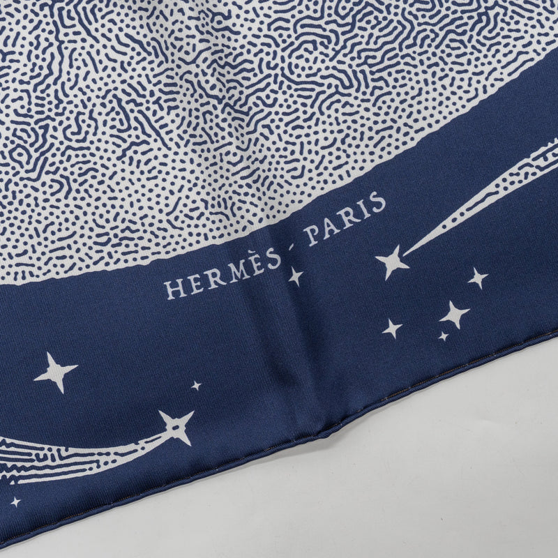 Hermes 90cm Silk Scarf Clair De Lune
