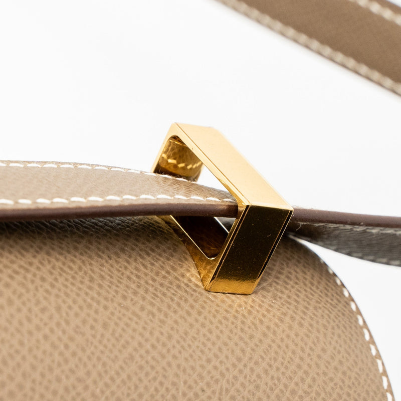 Hermes Constance 24 Epsom Etoupe GHW Stamp Y