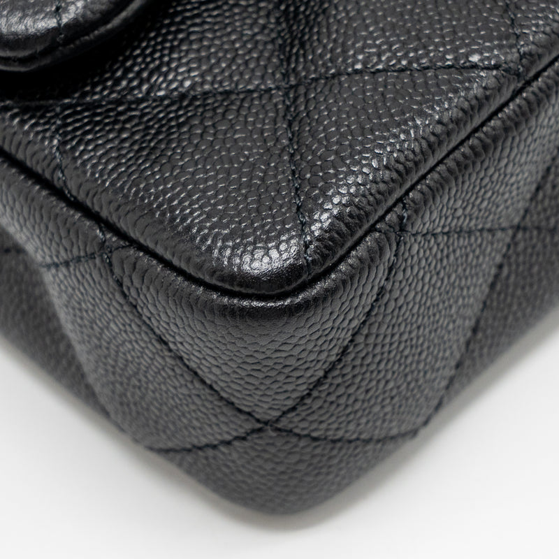 Chanel Coco Love Flap Bag Adjustable Chain Caviar Black GHW (Microchip)