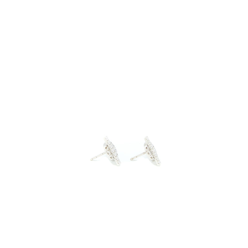 Hermes Finesse Earrings White Gold Diamonds