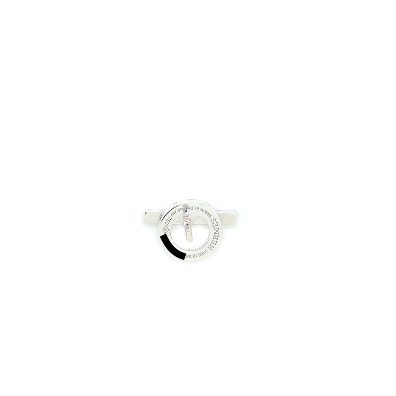 Hermes Finesse Earrings White Gold Diamonds