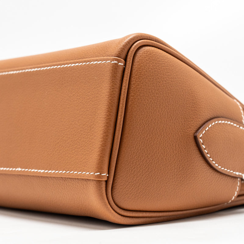 HERMES KELLY Messenger PM Bag Evercolor Gold SHW Stamp W