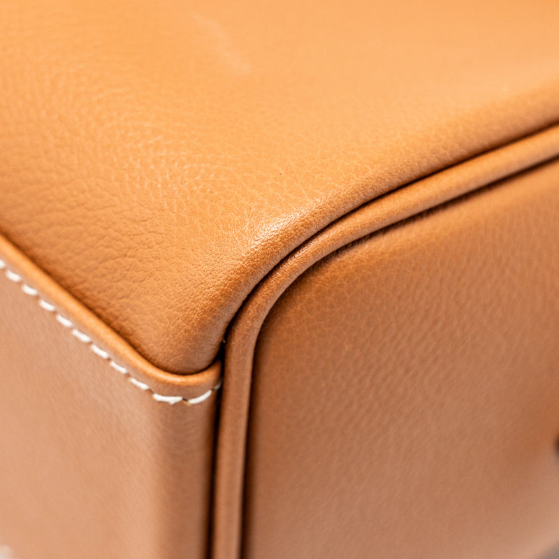 HERMES KELLY Messenger PM Bag Evercolor Gold SHW Stamp W