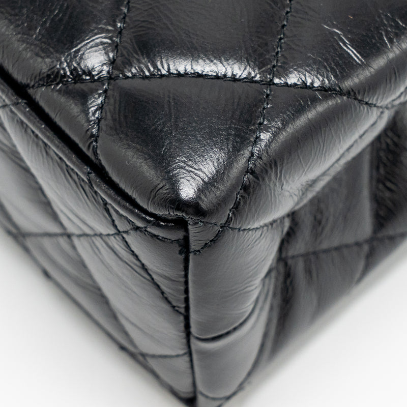 Chanel Mini Kelly Shopping Tote Bag Calfskin Black GHW (Microchip)