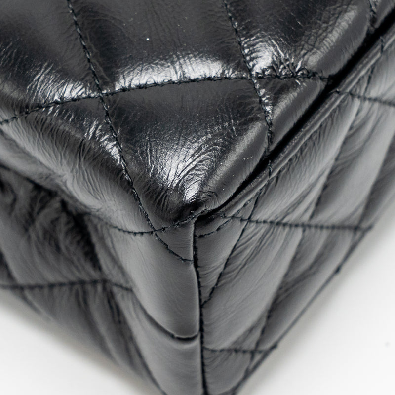 Chanel Mini Kelly Shopping Tote Bag Calfskin Black GHW (Microchip)