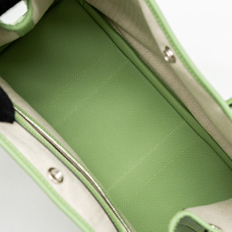 Hermes Garden Party 30 Epsom Vert Criquet SHW Stamp U