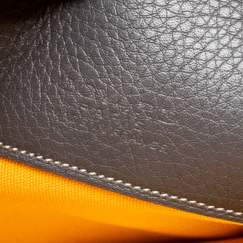 Goyard Senat Pouch PM Goyardine Canvas/Calfskin Grey SHW