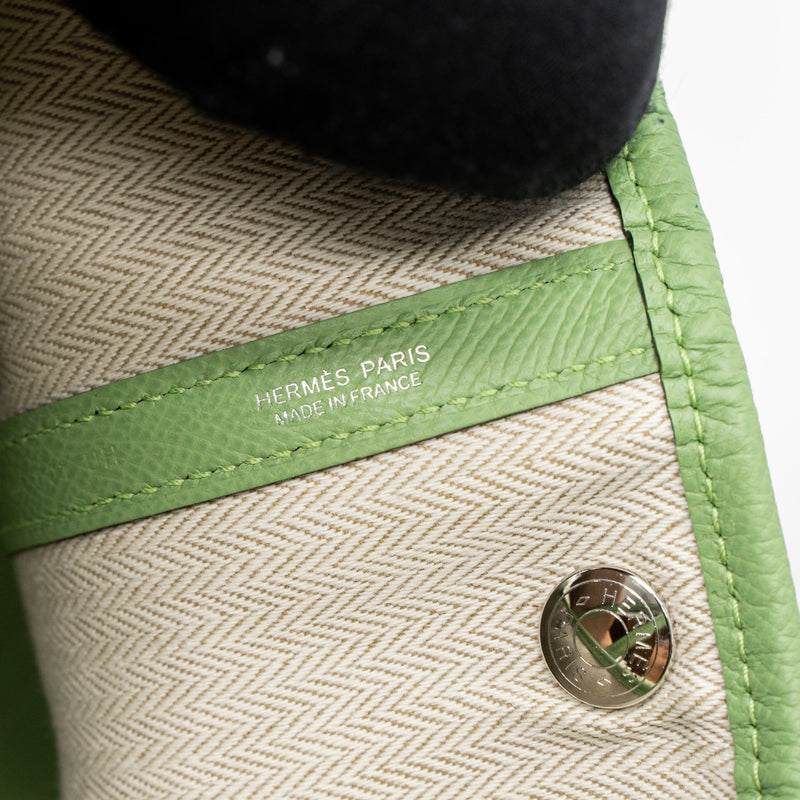 Hermes Garden Party 30 Epsom Vert Criquet SHW Stamp U