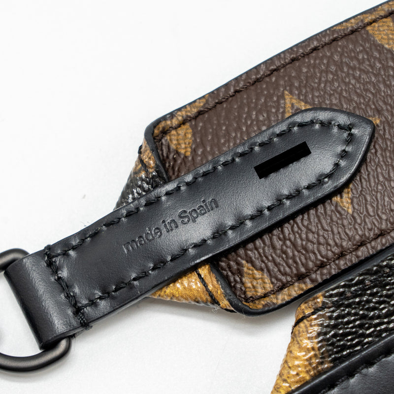 Louis Vuitton Leopard Shoulder Strap Monogram Canvas Multicolour with Black Hardware