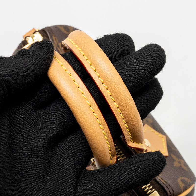 Louis Vuitton Nano Speedy Monogram Canvas GHW