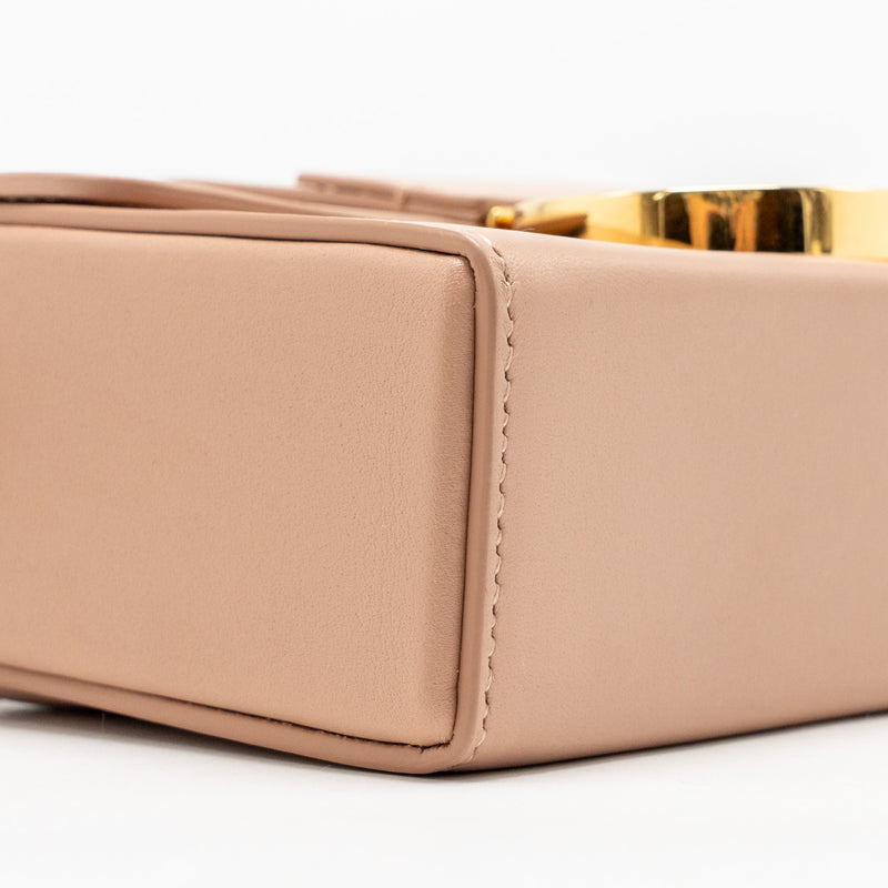 Dior 30 Montaigne Box Calfskin Rose de Ven GHW