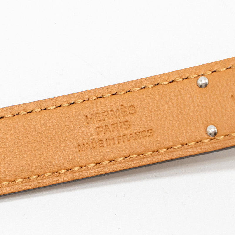 Hermes Kelly 18 Belt Epsom Gold SHW Stamp W