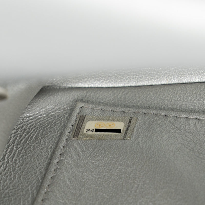 Chanel Filigree Flap Bag Caviar Silver SHW