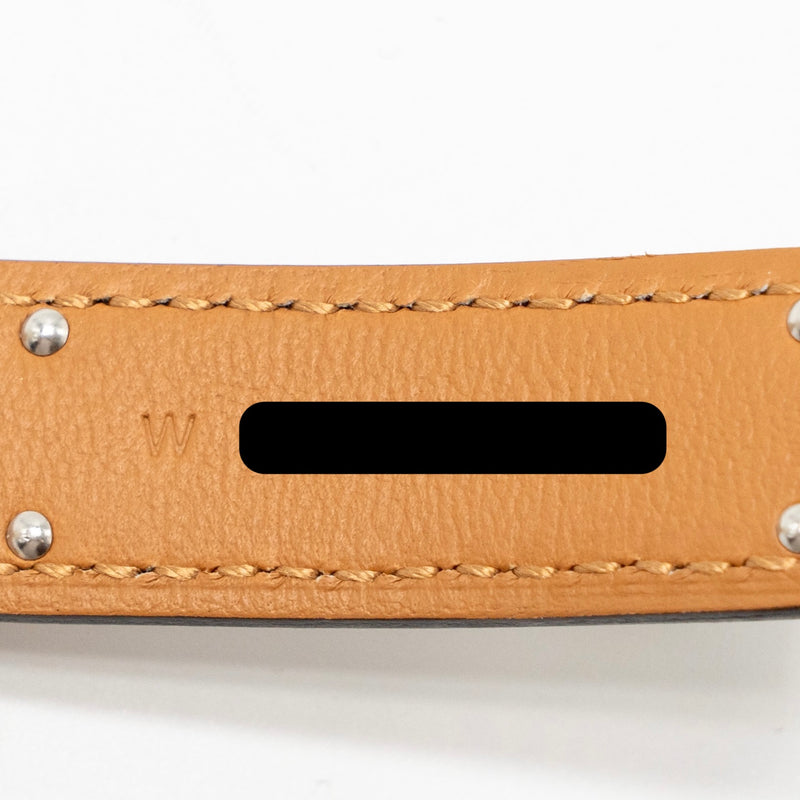 Hermes Kelly 18 Belt Epsom Gold SHW Stamp W