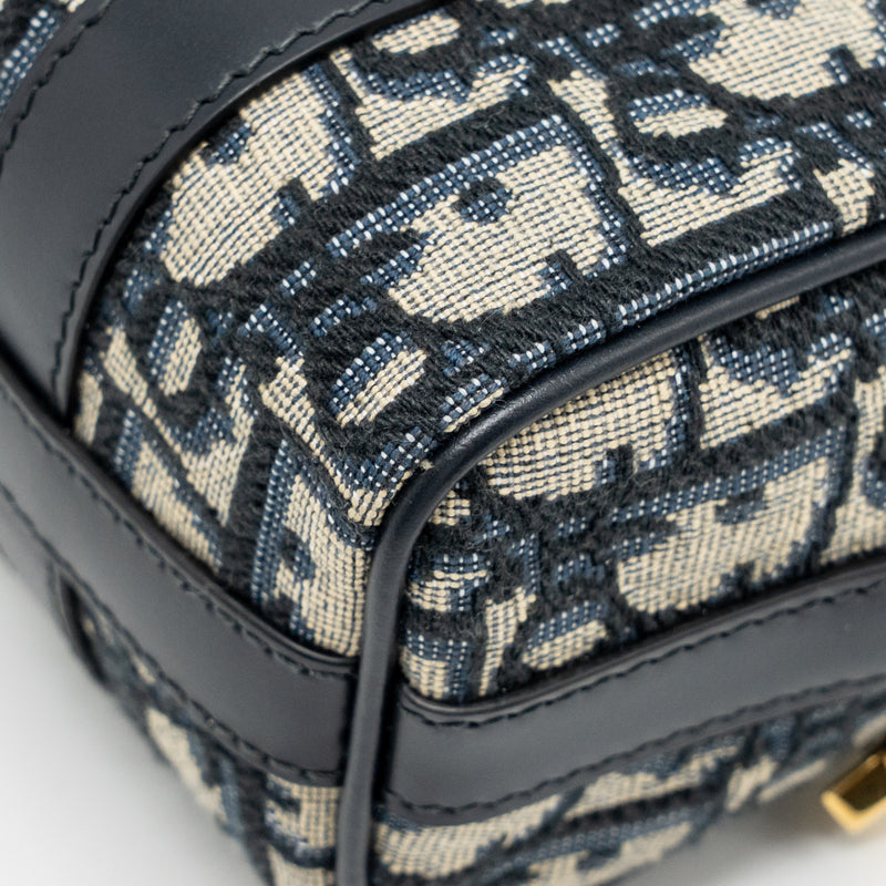 Dior Groove 17 Nano Bag Dior Oblique Jacquard Blue GHW