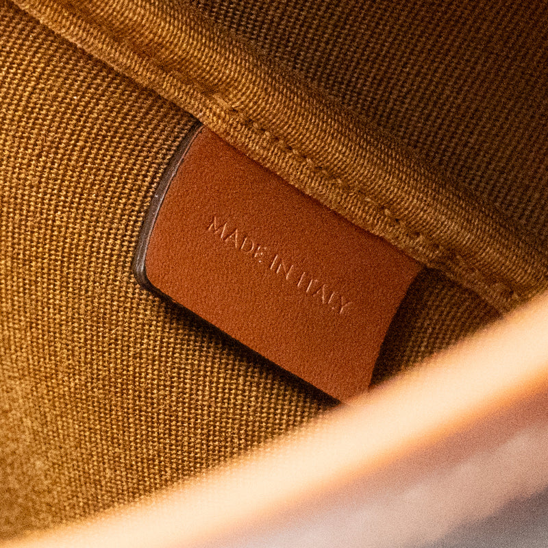CELINE Small Bucket Bag Triomphe Canvas/ Leather GHW