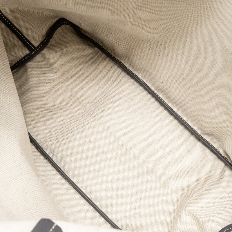 Goyard Saint Louis PM Tote Goyardine Canvas/Calfskin Grey SHW