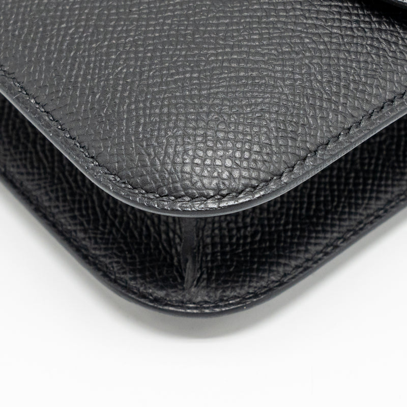 HERMES Constance Elan Epsom Black RGHW Stamp W