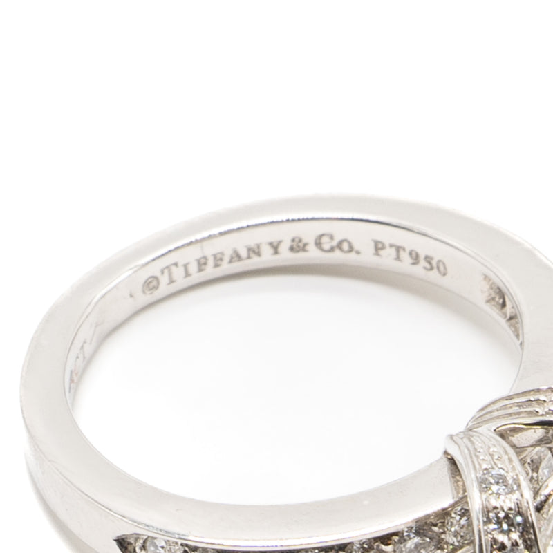 Tiffany size ~us4 Diamond Ring 0.78CT H Color VVS2