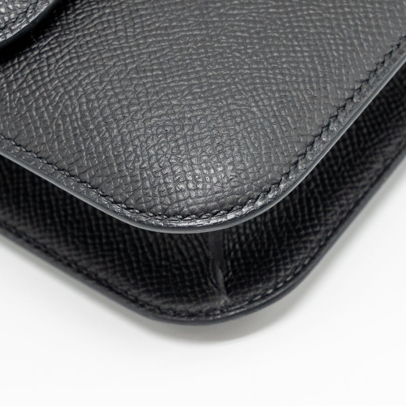 HERMES Constance Elan Epsom Black RGHW Stamp W
