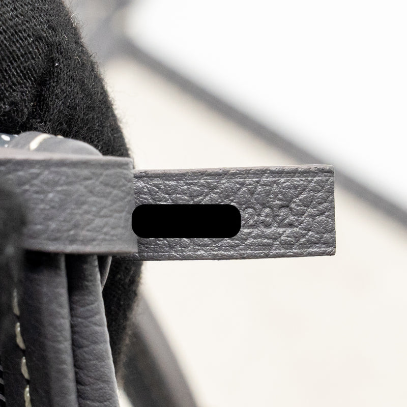 Goyard Saint Louis PM Tote Goyardine Canvas/Calfskin Grey SHW