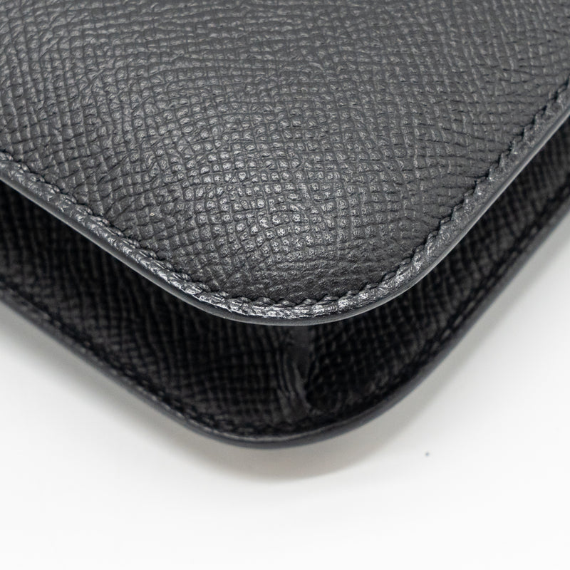 HERMES Constance Elan Epsom Black RGHW Stamp W