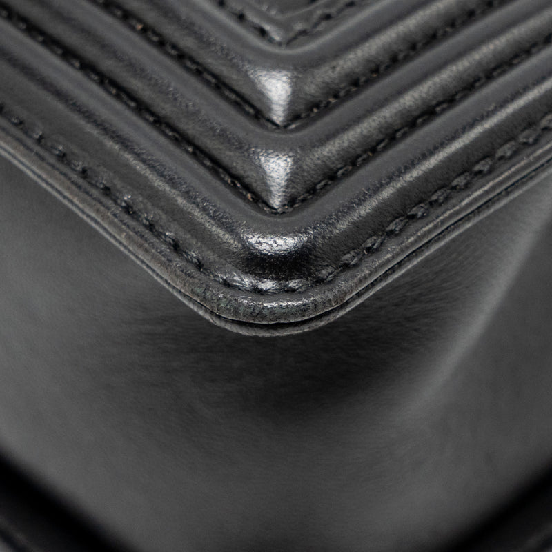 Chanel Medium Boy Bag Lambskin Black GHW