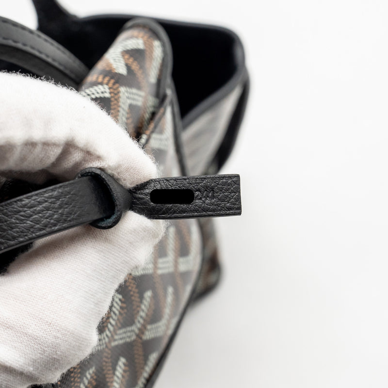 Goyard Mini Anjou Tote Goyardline Canvas/Leather Black SHW