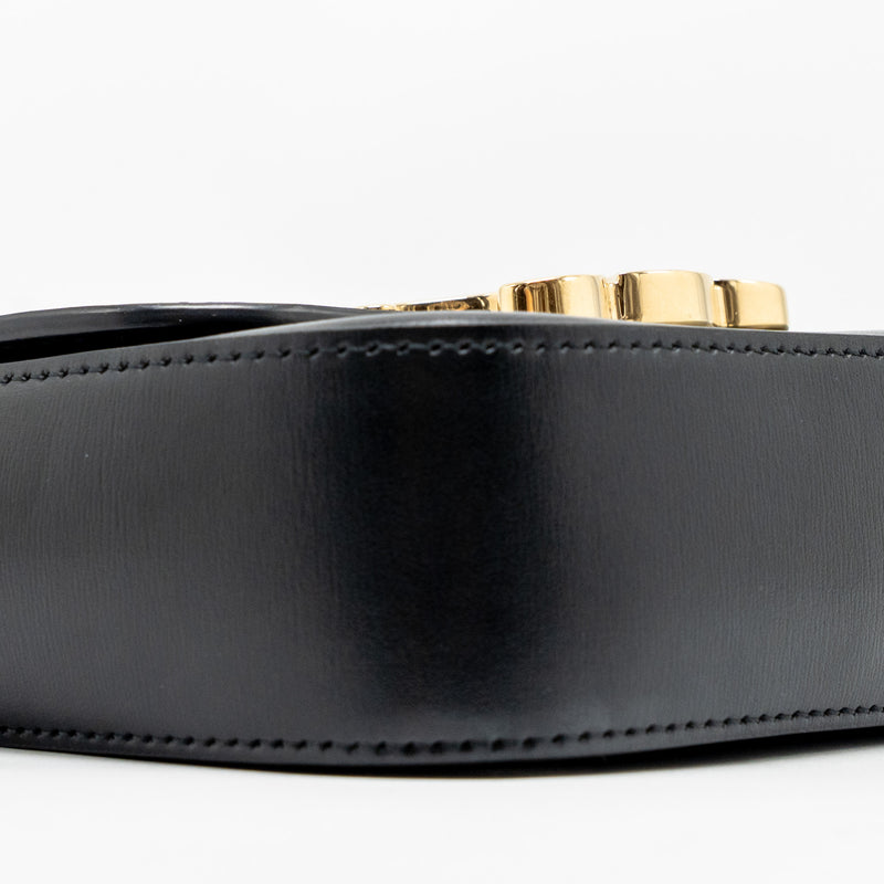 Celine Mini Claude calfskin black GHW