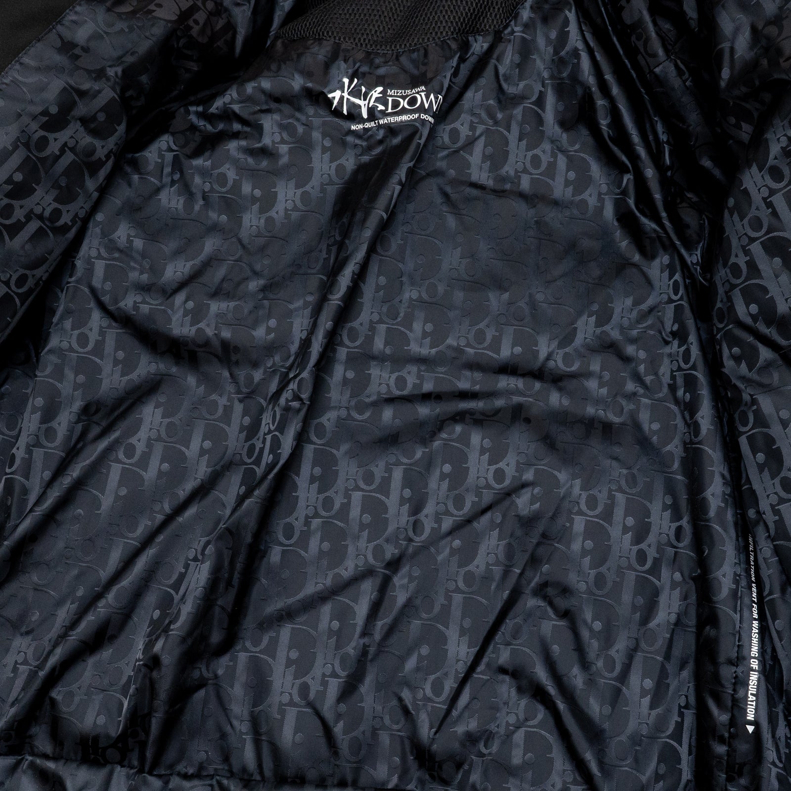 Dior Size 48 Descente Mizusawa Down Puffer Jacket Polyamide Orange