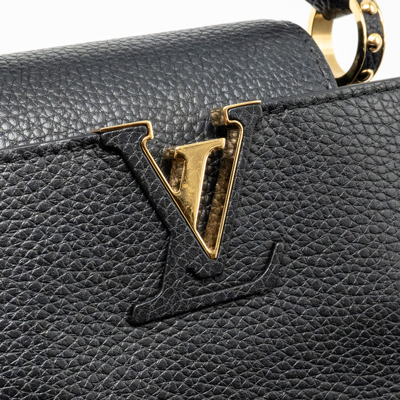 Louis Vuitton Capucines Mini Taurillon Black GHW