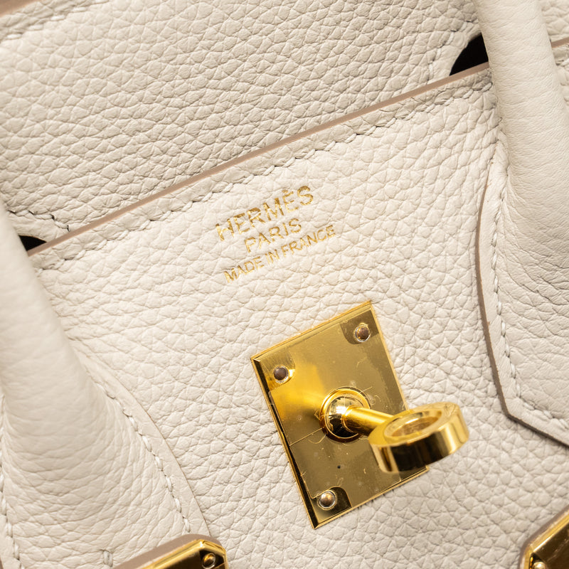 Hermes Birkin 25 togo Beton GHW stamp Z