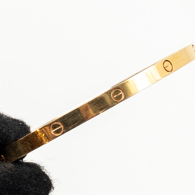 Cartier Size 18 Love Bracelet Small Model, Rose Gold
