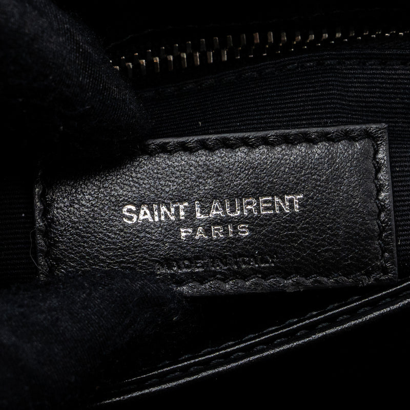 Saint laurent Loulou toy strap bag calfskin black SHW